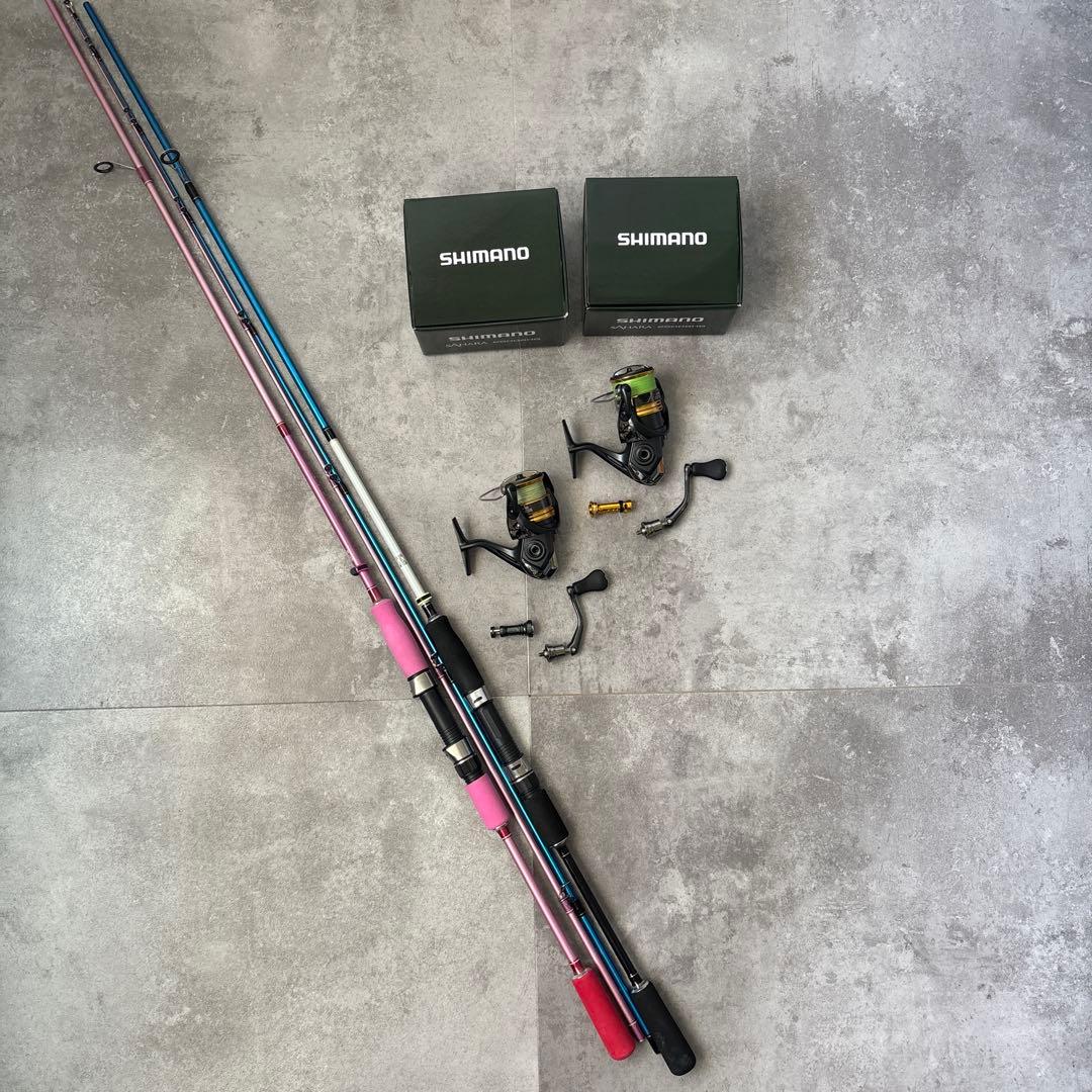 SHIMANO サハラ 2500SHG エギングロッド セット try EG