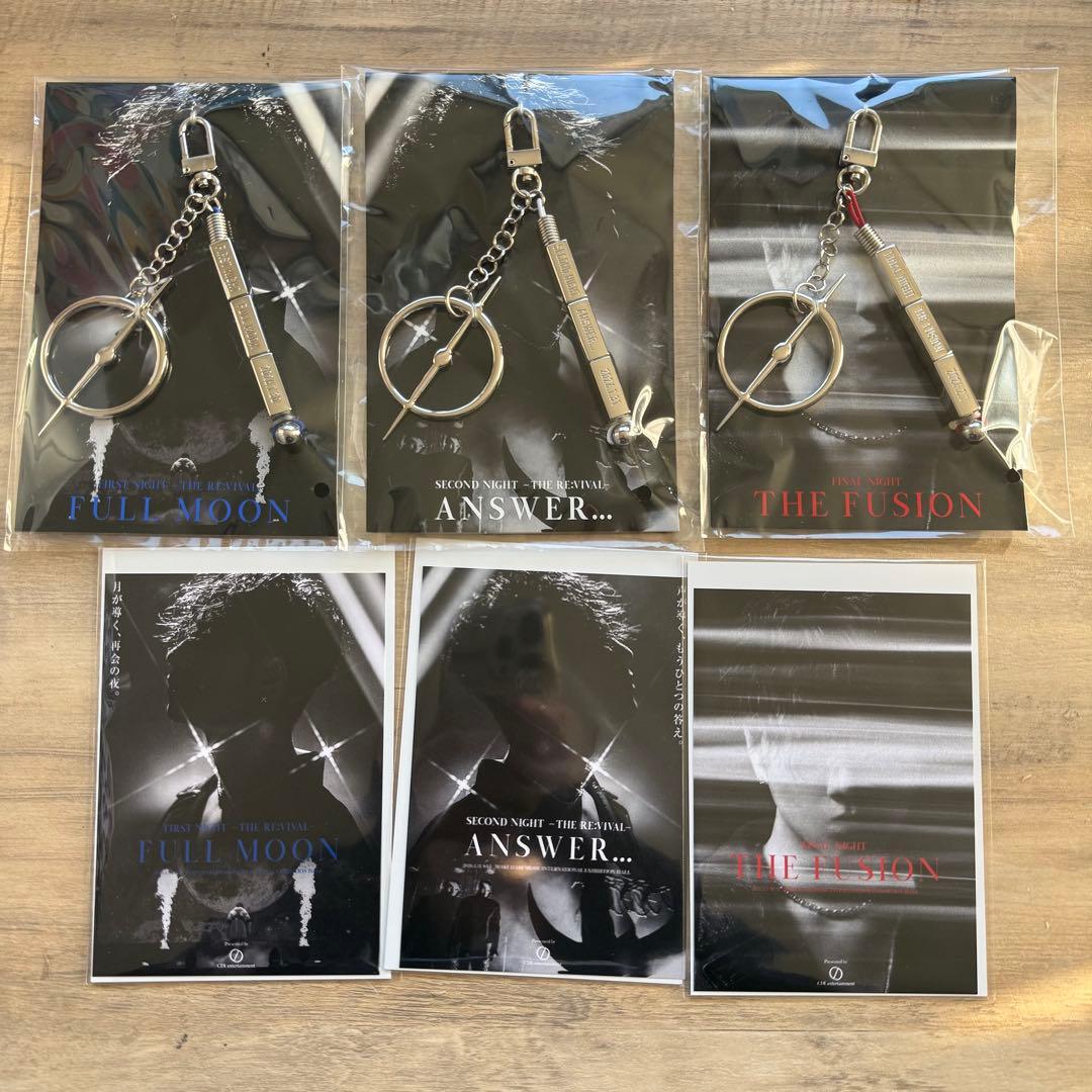 OMI INFINITY MOON メタルキーチャーム、御楽印 全日分