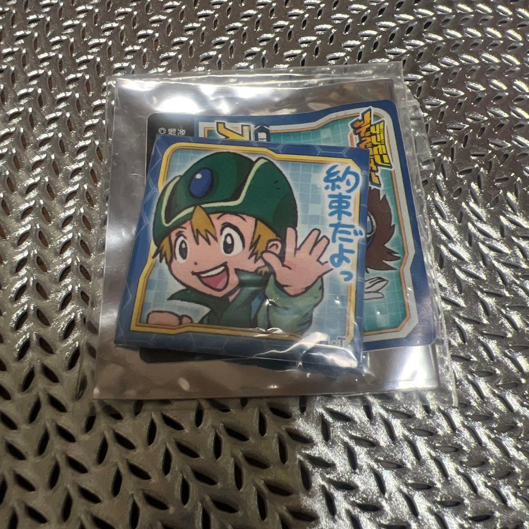 デジモンアドベンチャー スタンプ缶バッジ 無印　Limited Base タケル