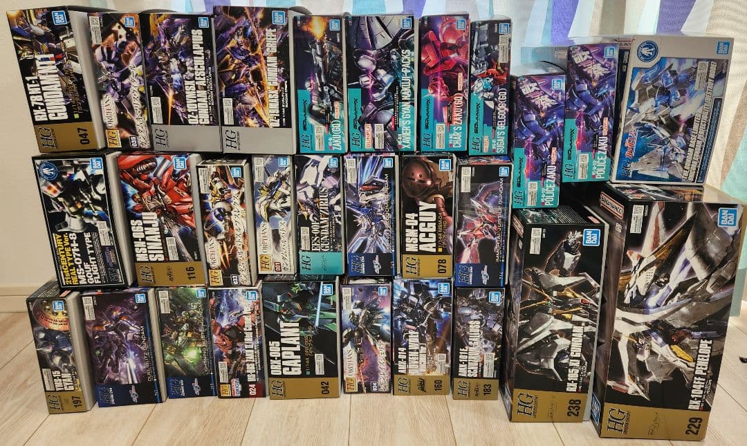 MG RG HG 1/35 ガンプラ66点セット おまけデカール4つ