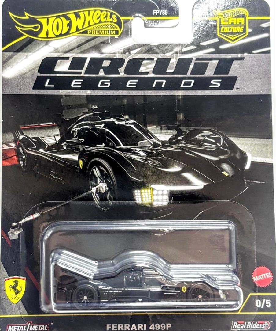 ホットウィール サーキットレジェンド フェラーリ 499P チェイス ブラック