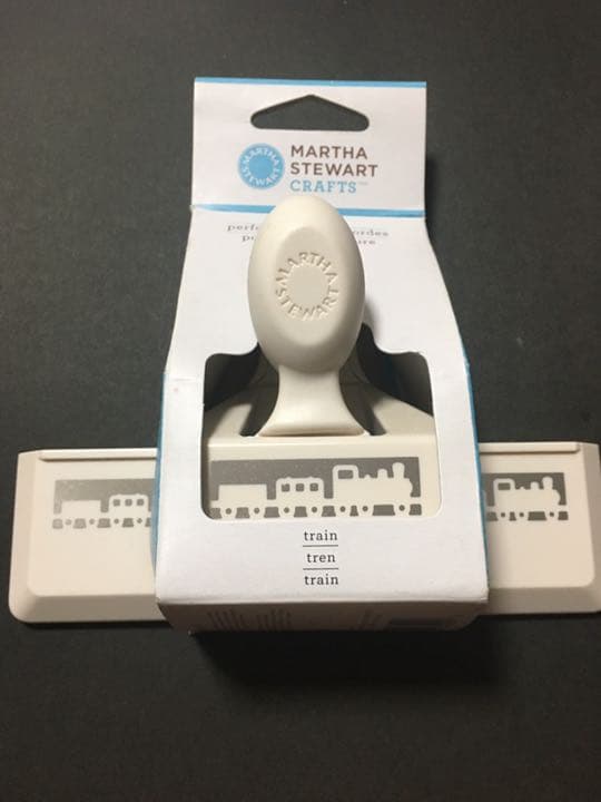 マーサスチュワート　トレイン　汽車　パンチ　新品