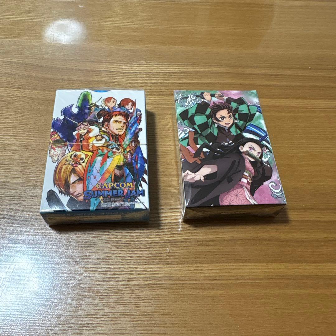 CAPCOM SUMMER JAM 鬼滅の刃トランプセット未使用、未開封品