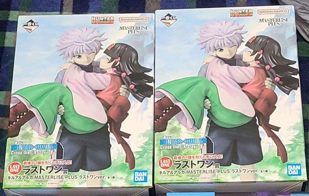 【未開封、即日発送】一番くじハンターハンター ラストワン賞キルア＆アルカ 2体
