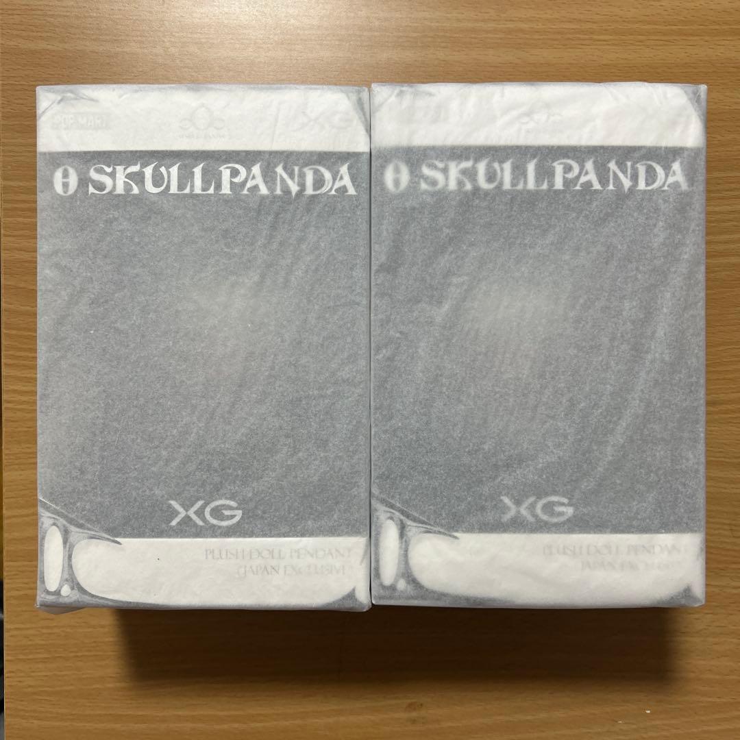 【日本限定】SKULL PANDA XGコラボ ぬいぐるみペンダント 2個セット
