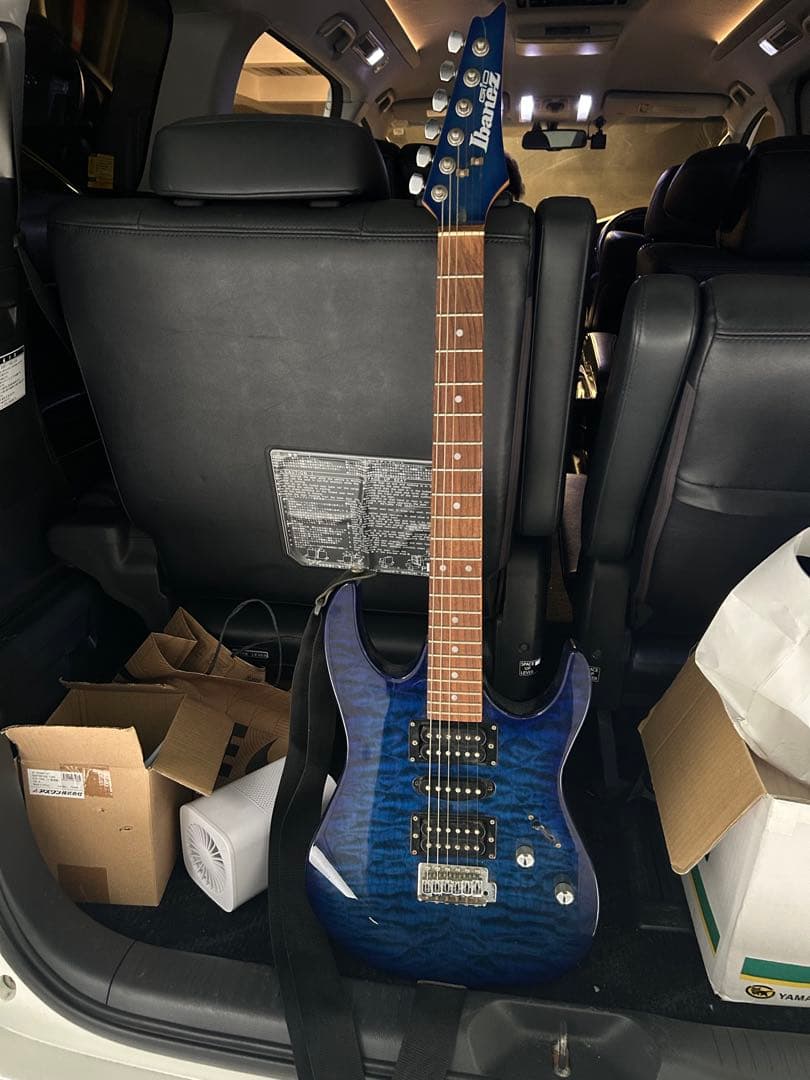 GiO Ibanez GRX70QA キルトメイプル ブルー　アンプセット
