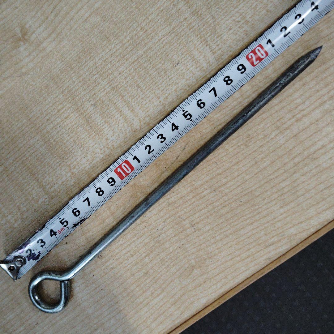 値下げ　金属製テントペグ 50本セット 約20cm