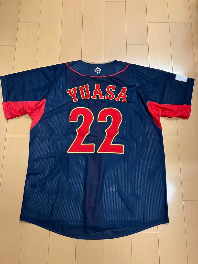 湯浅京己　阪神タイガース　侍ジャパン　ユニフォーム　レプリカ　ミズノ　WBC M
