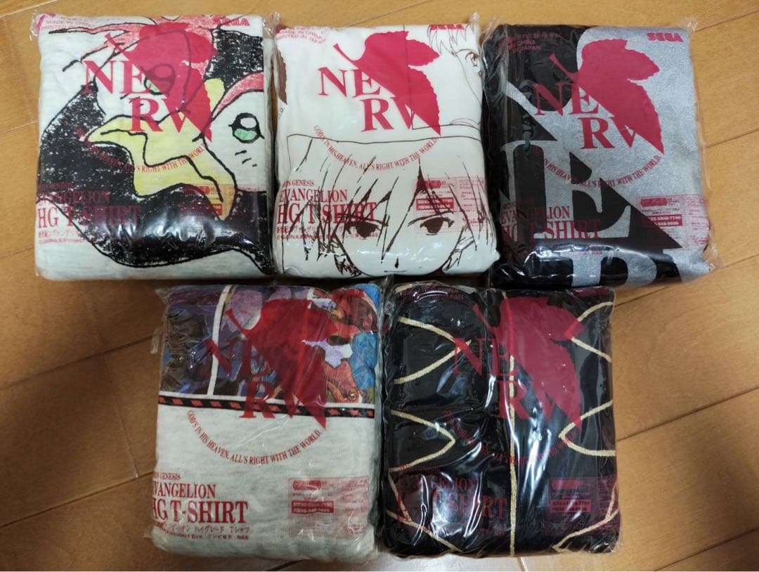 新世紀エヴァンゲリオン ハイグレード Tシャツ　全5種セット