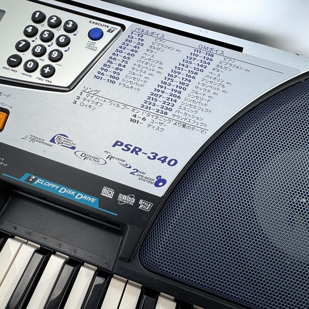 YAMAHA ヤマハ PSR-340 電子キーボード シンセサイザー 61鍵盤