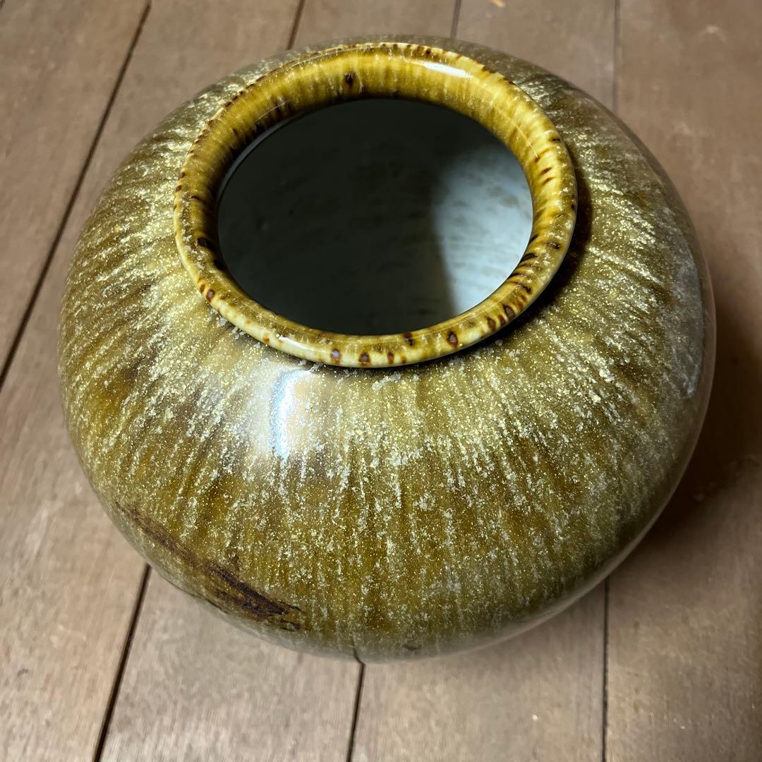 中型 漆器 椀 緑と黒のグラデーション
