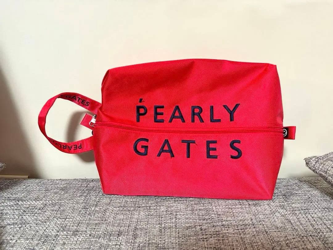 PEARLY GATES　シューズケース　シューズバッグ　ゴルフバッグ ピンク