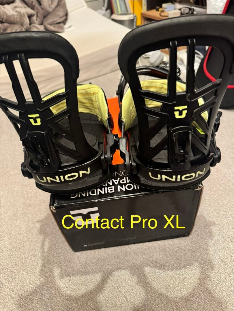 UNION コンタクトPROビンディング XL ブラック/ライム