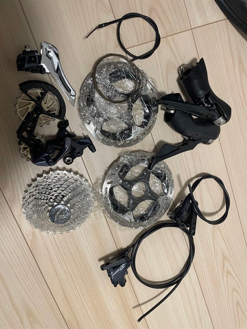 K*s様 ULTEGRA 8000番機械油圧ディスクブレーキ シフターセットビッ