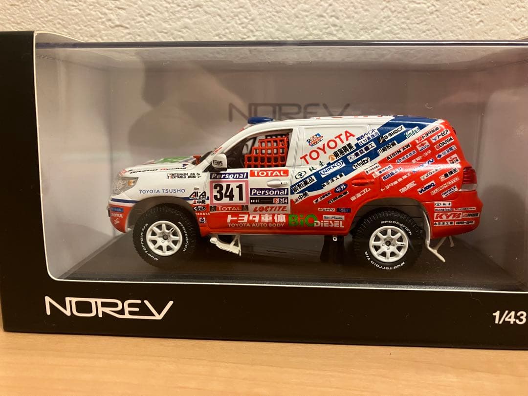 1/43 ノレブ トヨタ車体 TLC ランドクルーザー ダカールラリー 2010