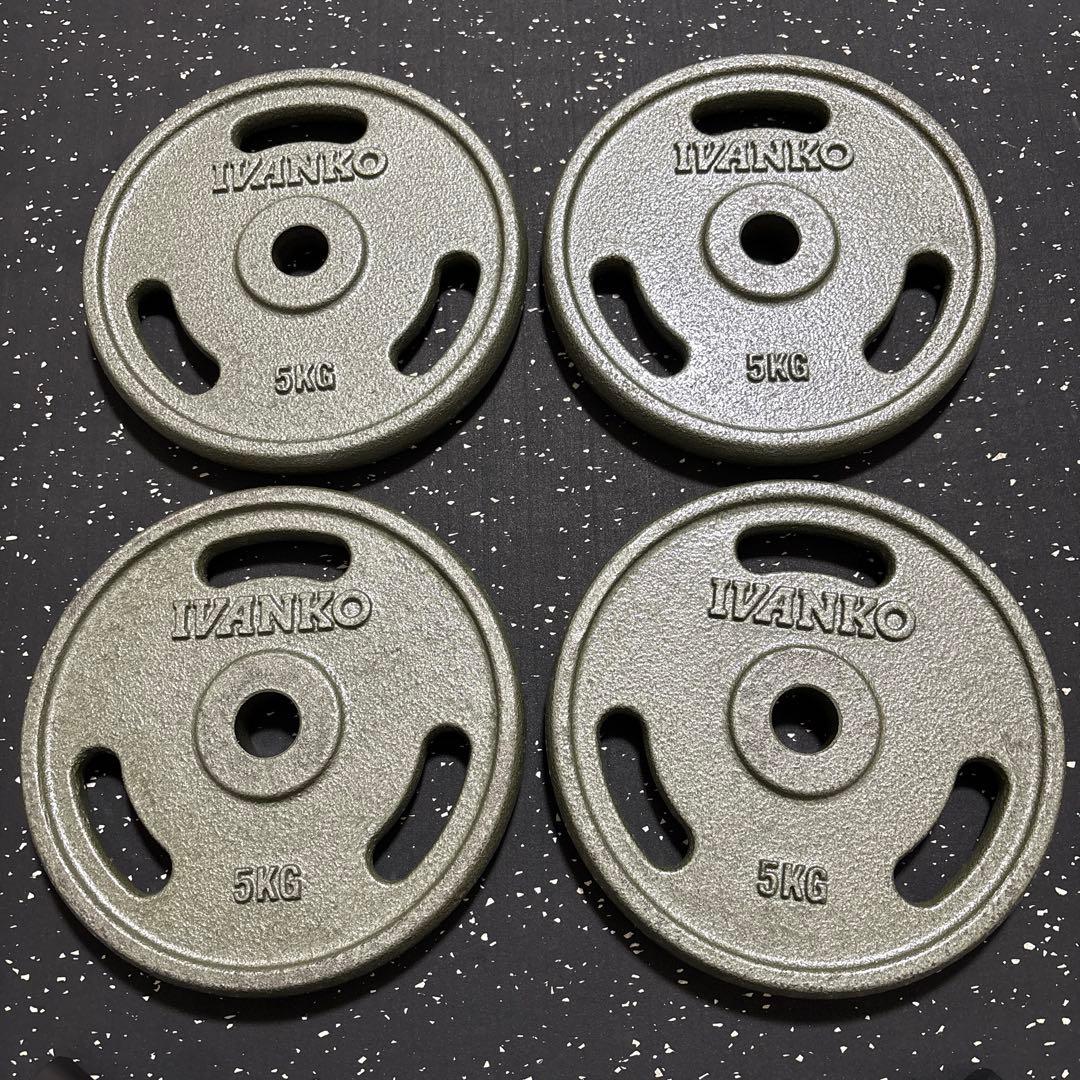 IVANKO ペイントEZグリッププレート 5kg 4枚セットΦ28mm ②