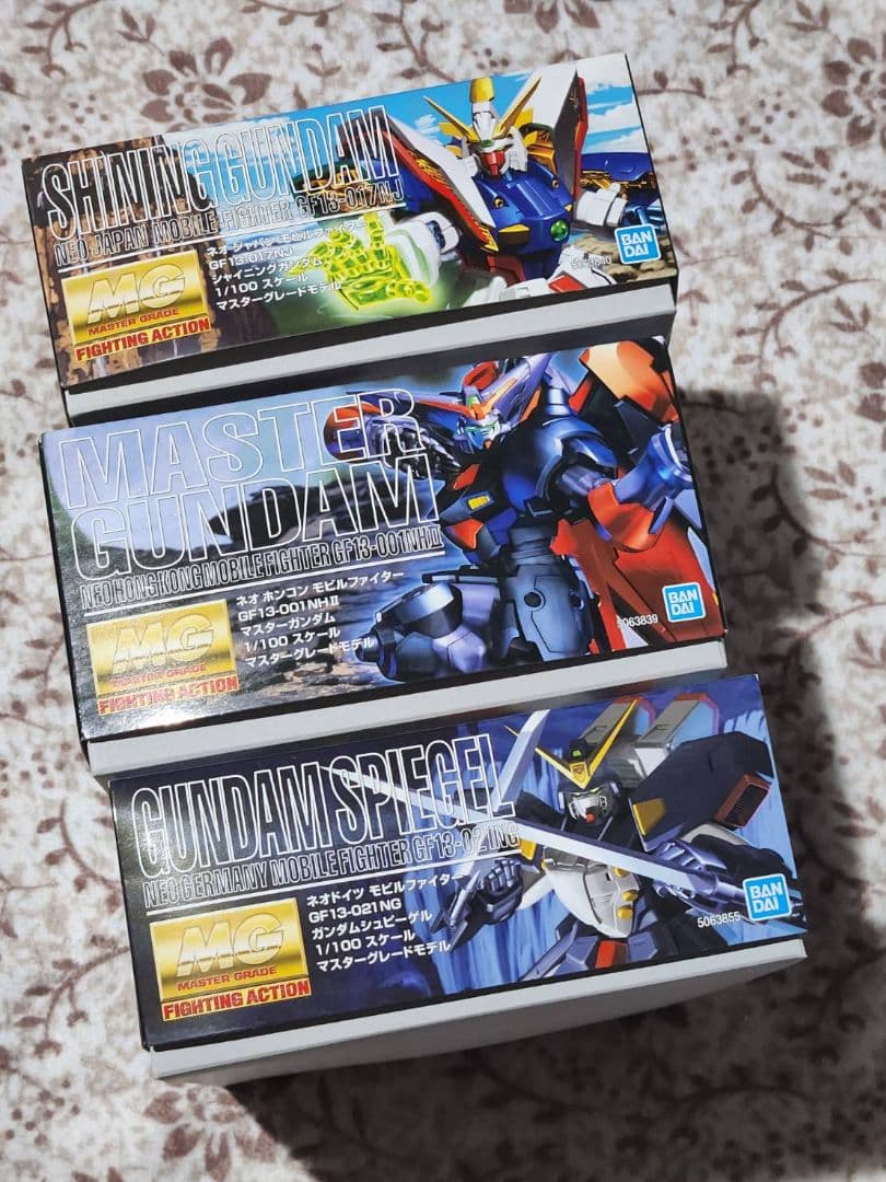 Gガンダム関連 MG ガンプラセット