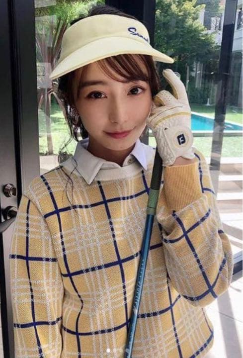 Samanthaゴルフ　ウェア　イエロー　宇垣美里