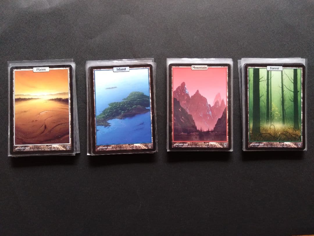 mtg アンヒンジド 土地セット（平地・島・山岳・森）各13枚