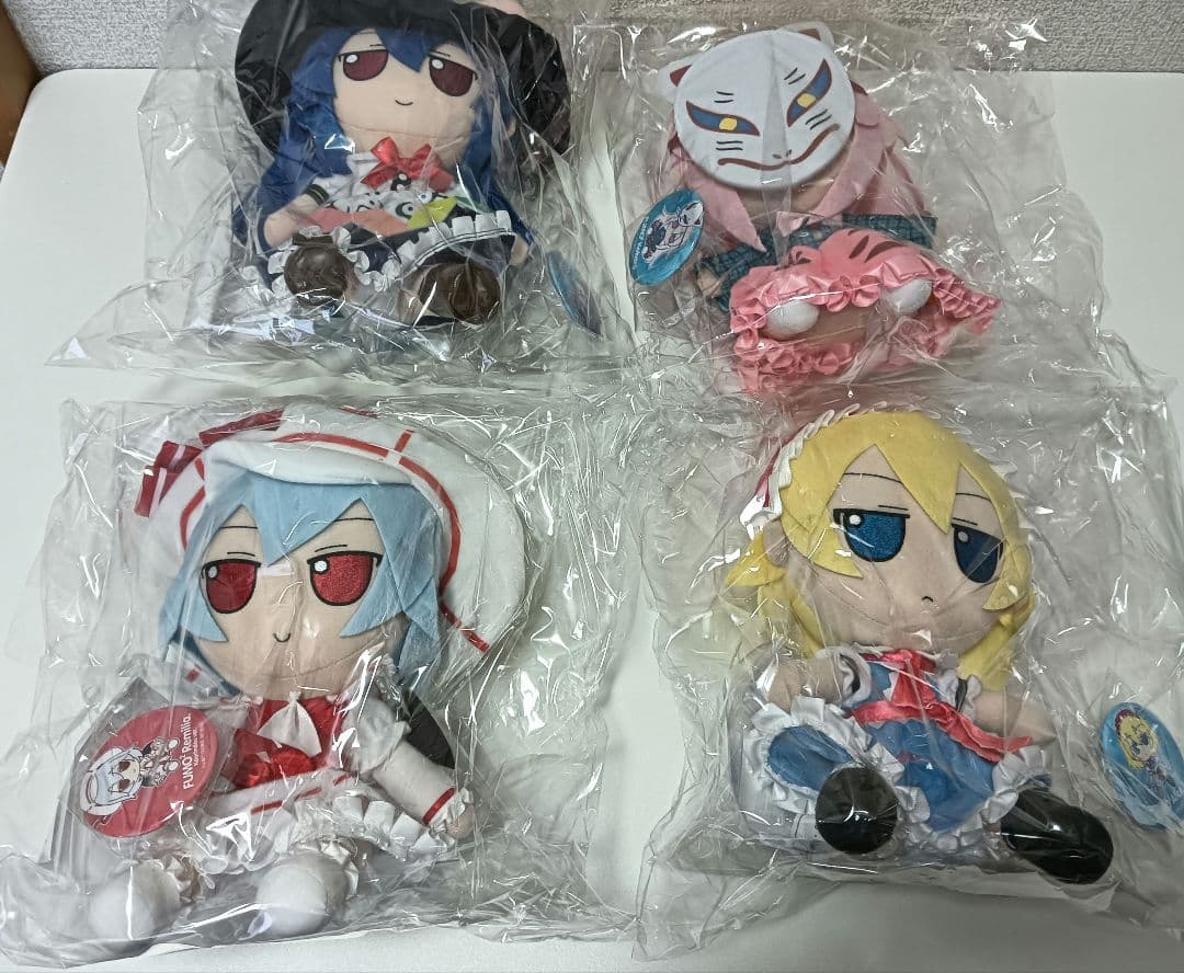 東方ぬいぐるみ　25 28 35 44 天子　アリス　レミリア　こころ