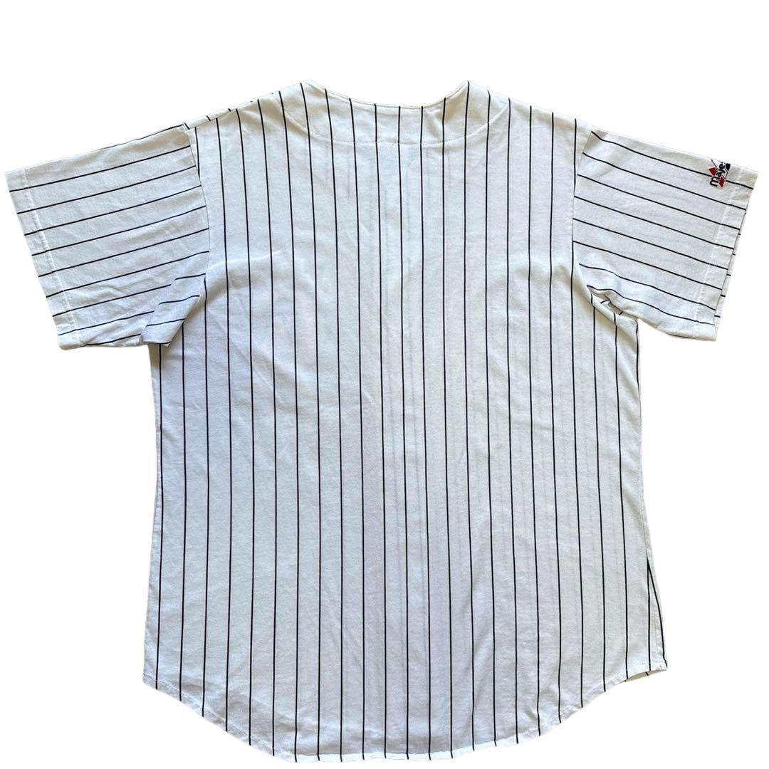 ユニフォーム ベースボール 野球 CA エンジェルス 縦縞 USA製 古着