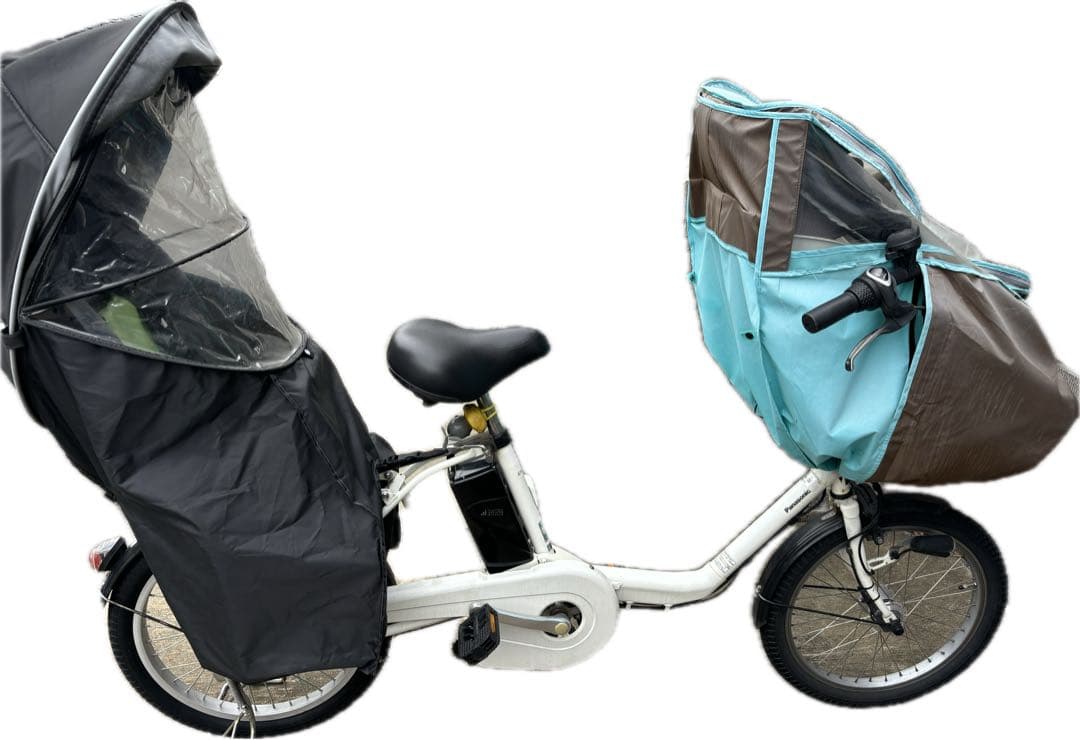 パナソニック電動アシスト自転車 チャイルドシート前後付き
