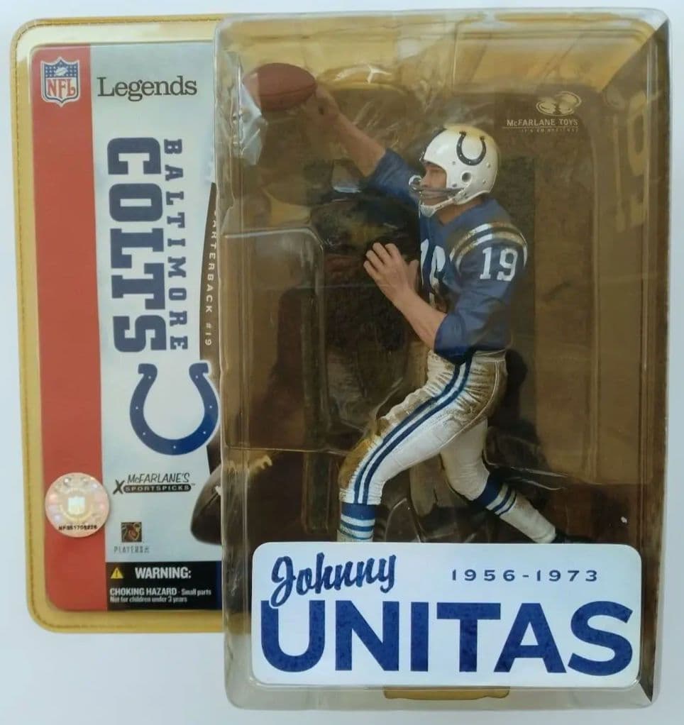 (バリアント/未開封品)マクファーレンNFL ジョニー・ユナイタス 2体セット