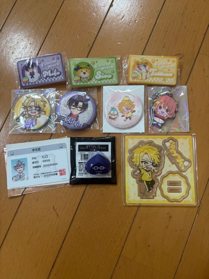 からぴち グッズ のあさん、もふくん、ひろくん、シヴァさん、たっつんさん