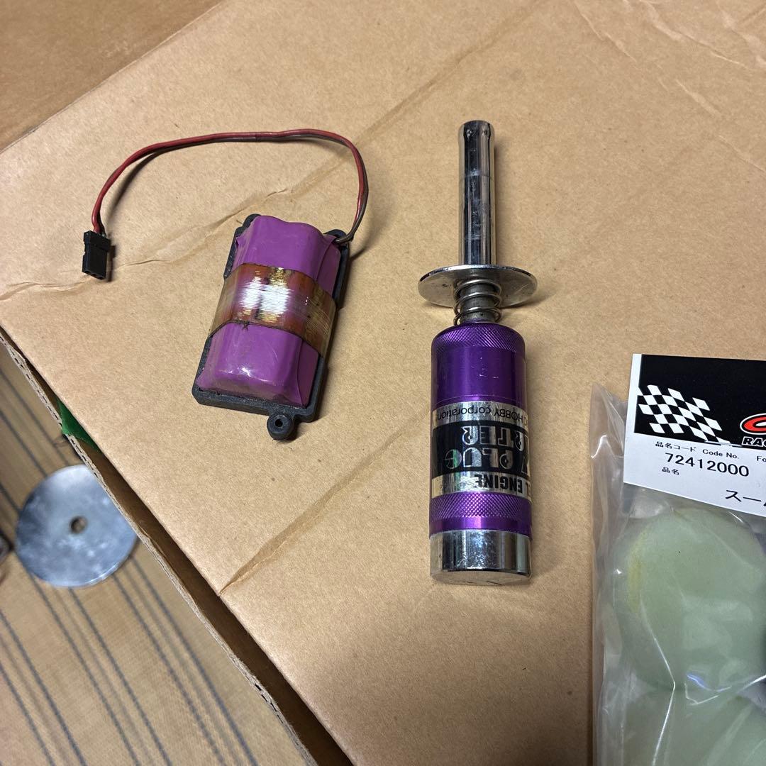 エンジン２速ミッション　ラジコンカーとプロポ　スターター全て揃ったセット