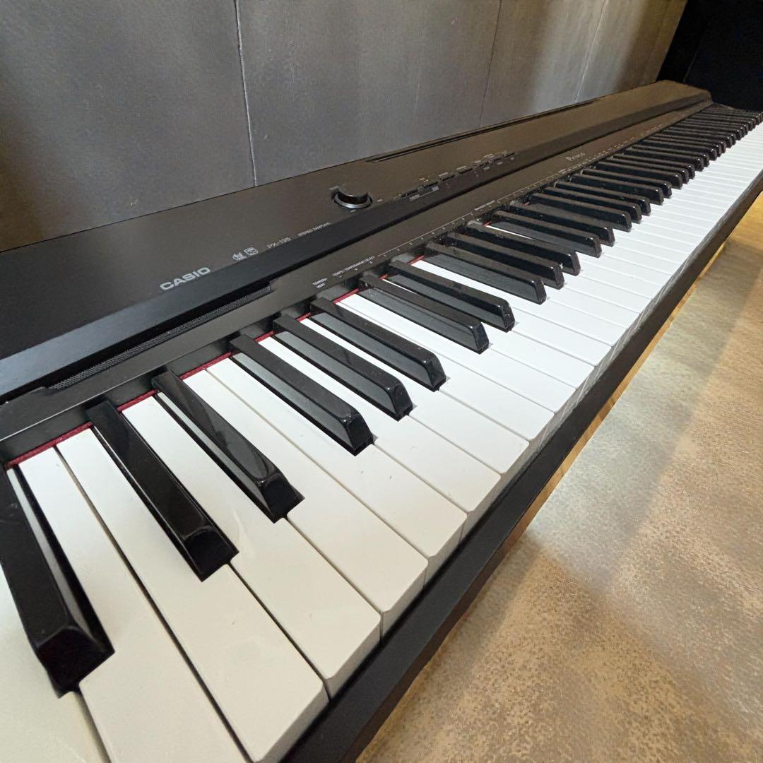 【本格派入門機】CASIO PX-135 88鍵盤 電子ピアノ　ブラック ペダル