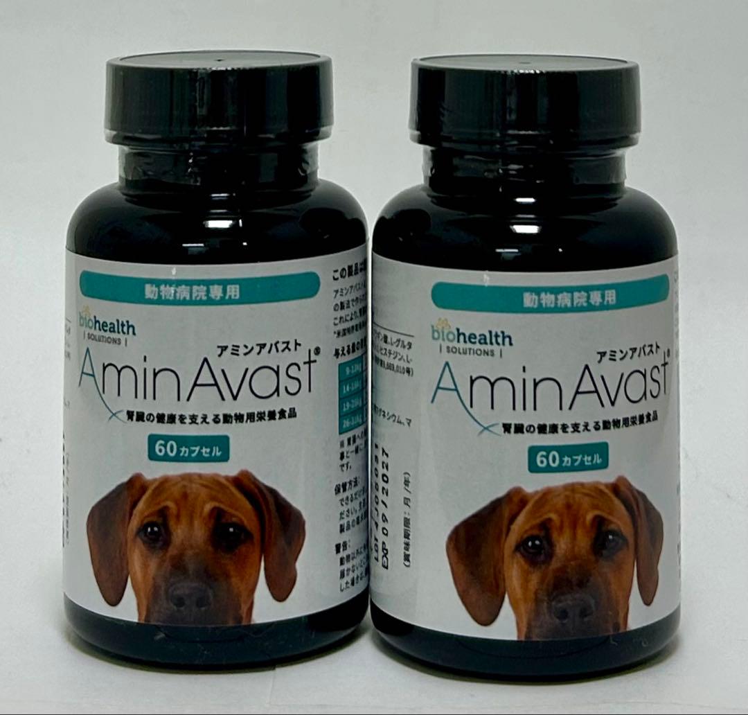 アミンアバスト 1000mg 中・大型犬用 60カプセル ２本