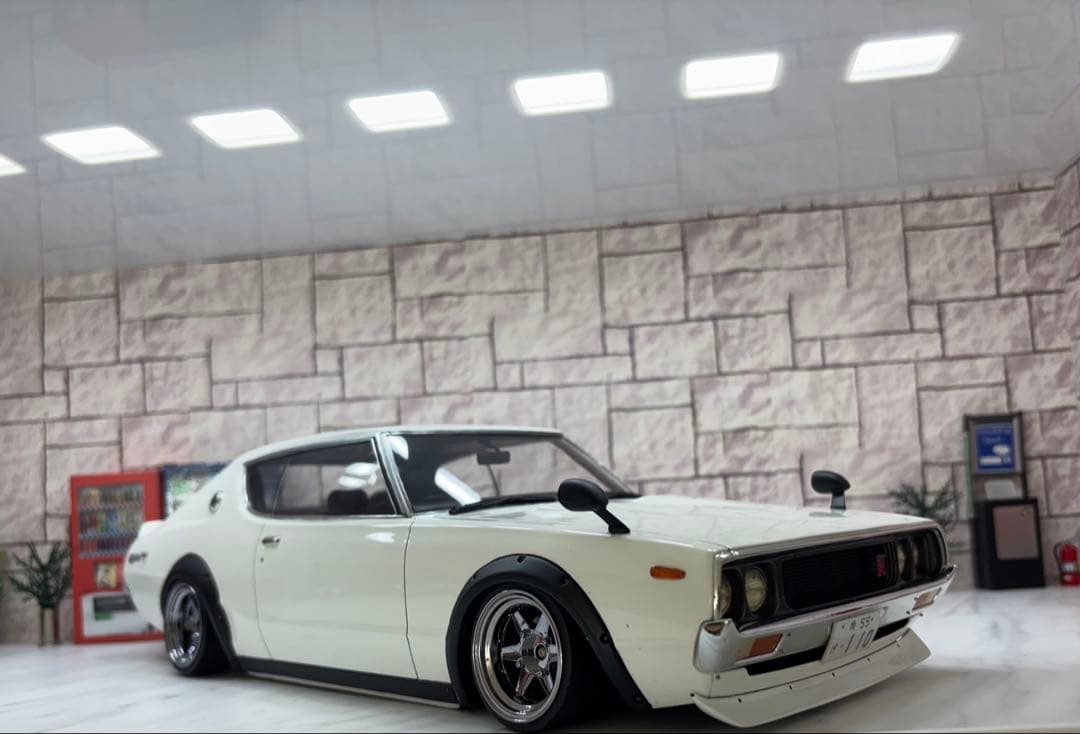 1/12ミニカー　IG 日産スカイラインケンメリ GTRロンシャン深リムカスタム