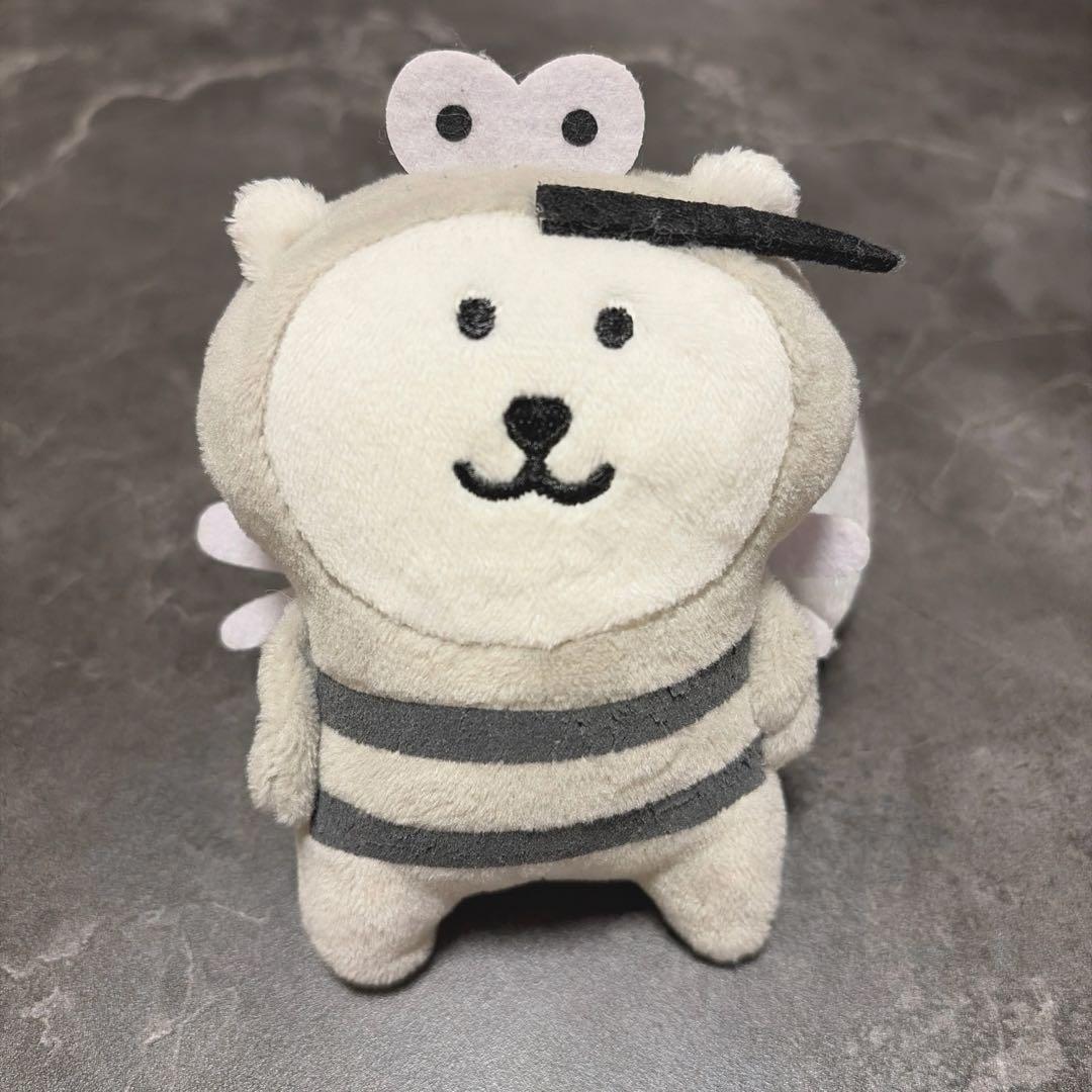 自分ツッコミくま　蚊　ボールチェーンぬいぐるみ