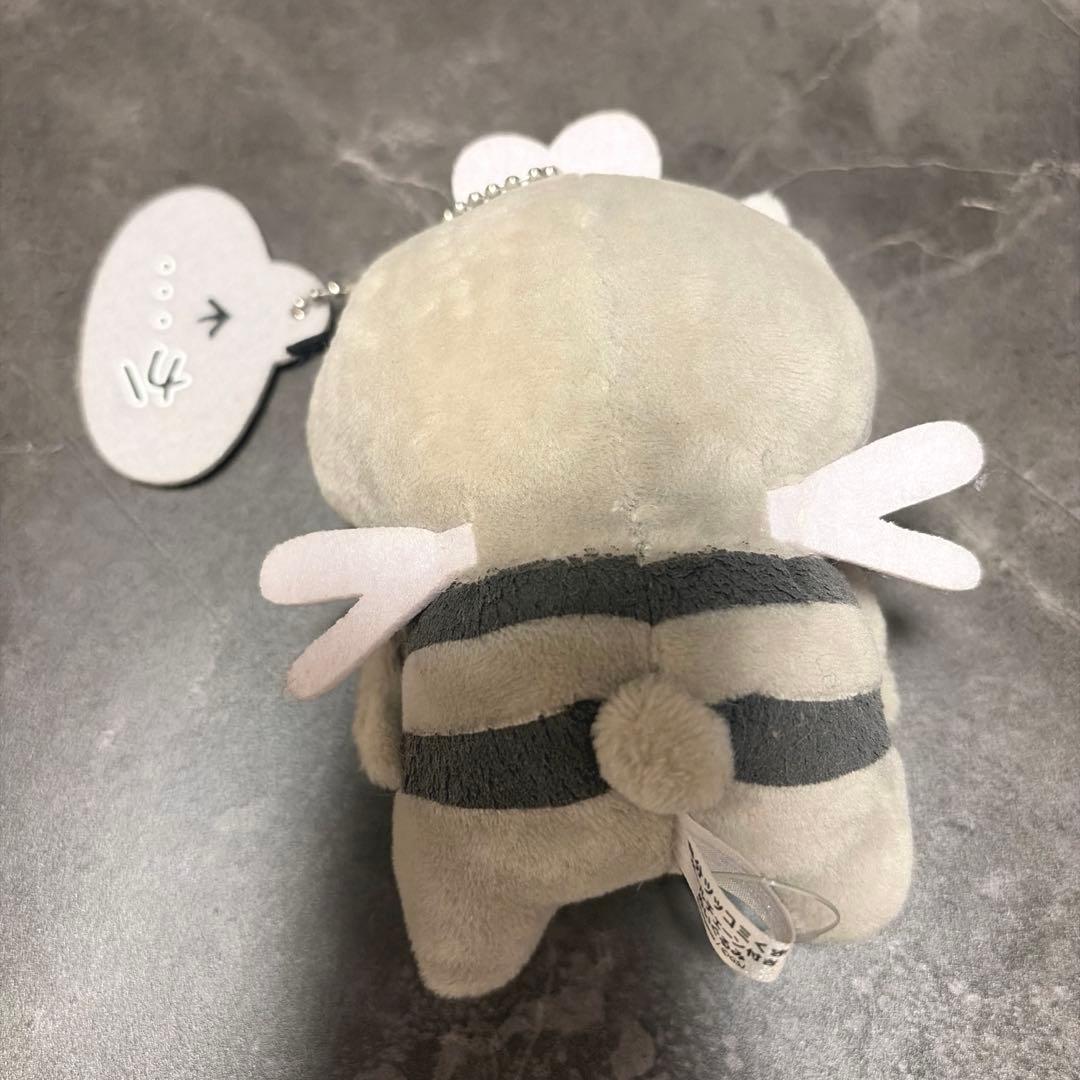自分ツッコミくま　蚊　ボールチェーンぬいぐるみ