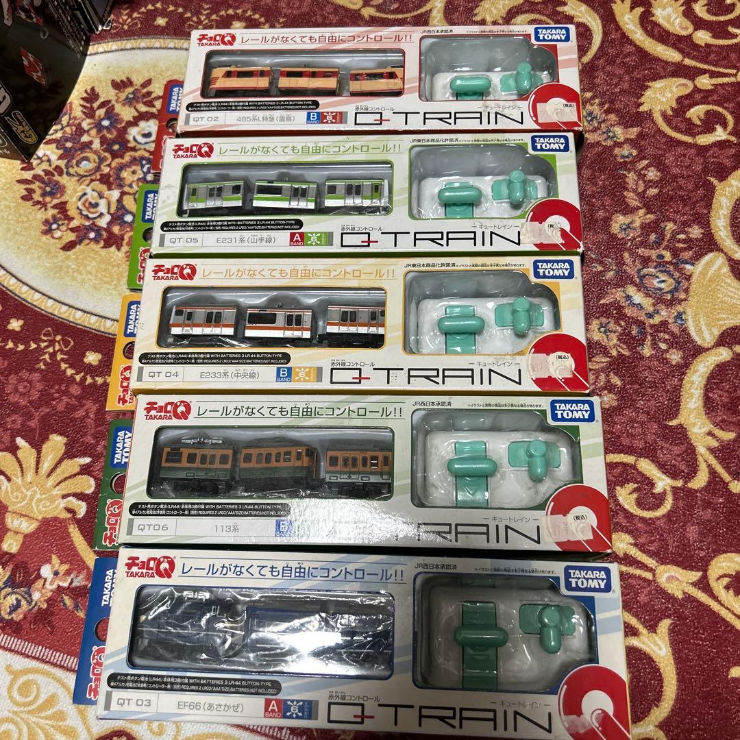 チョロQ QTRAIN 113系　E231系　EF66 E233系 485系