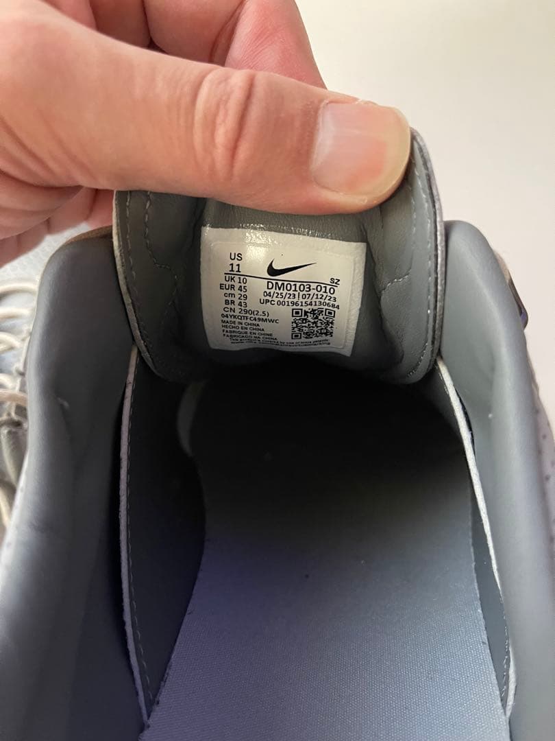 NIKE JORDAN GOLFジョーダンゴルフシューズ　ADG4グレー　　29