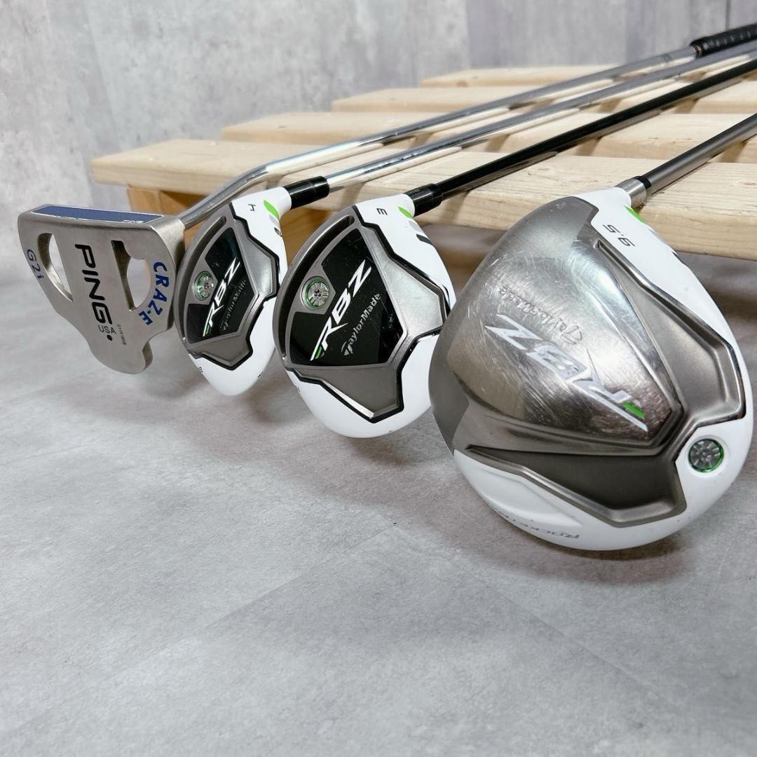 X236 TaylorMade RBZ メンズ ゴルフ クラブセット 11点