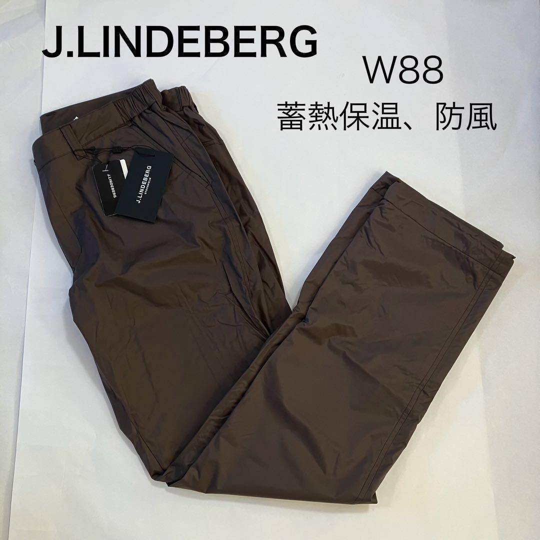jリンドバーグ メンズ ゴルフパンツ 未使用タグ付 W88 防寒 蓄熱保温 冬用