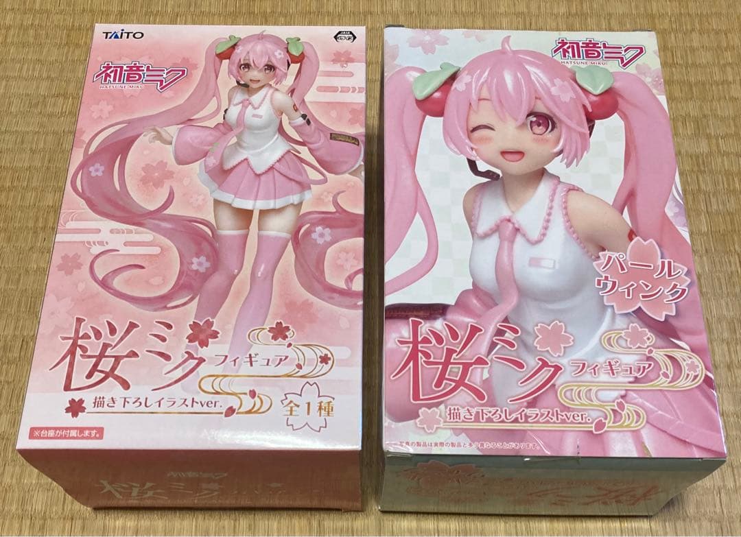 桜ミク タイトー　フィギュア　セット　国内正規品