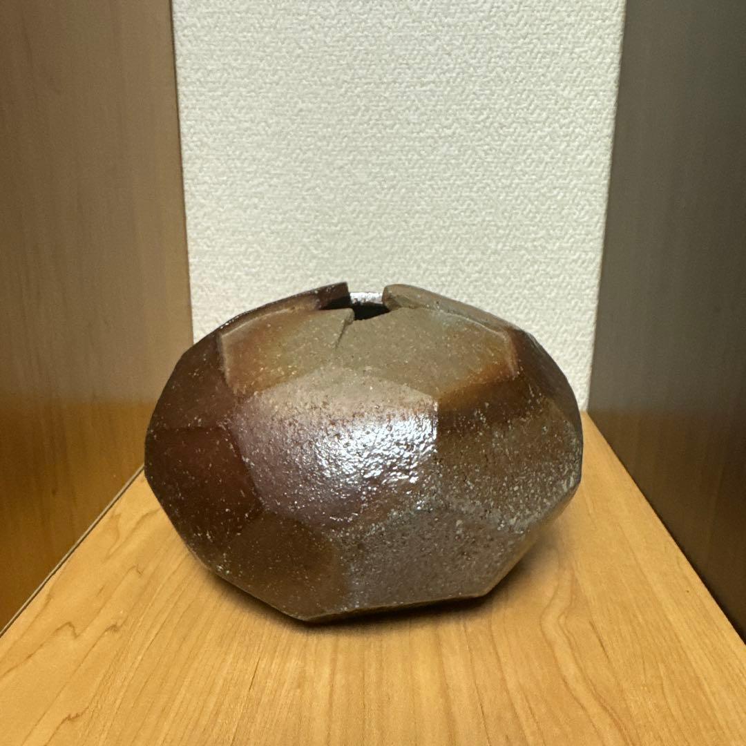 渡邊琢磨　備前焼　花器　花入　花瓶　壺