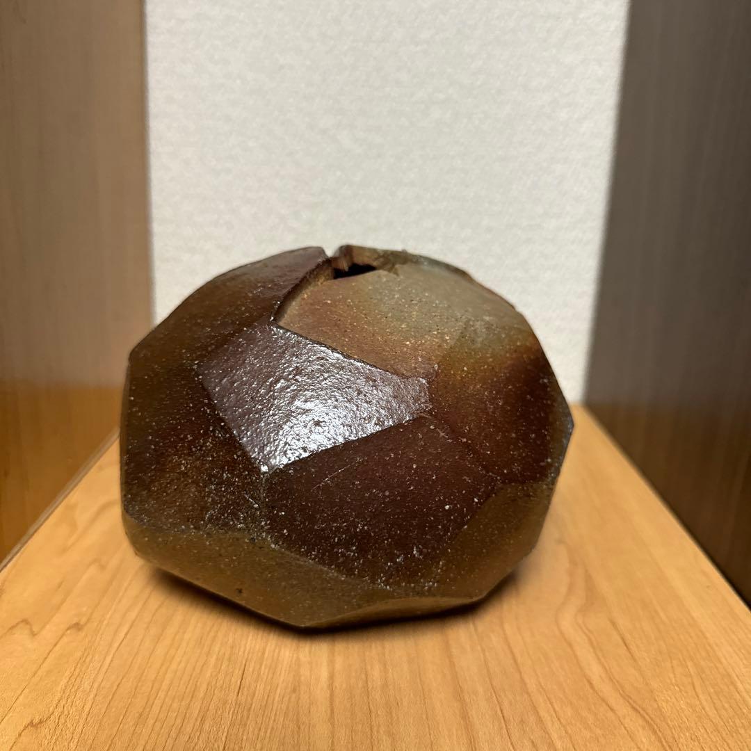 渡邊琢磨　備前焼　花器　花入　花瓶　壺