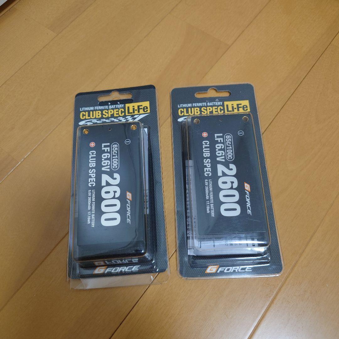 Gフォース LiFeバッテリー　未使用　2個