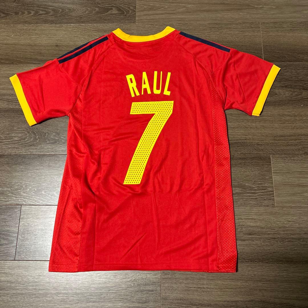 ラウール選手　スペイン代表　ユニフォーム