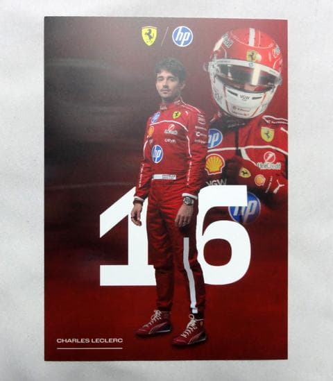 2025 フェラーリ ルクレール ドライバーカード