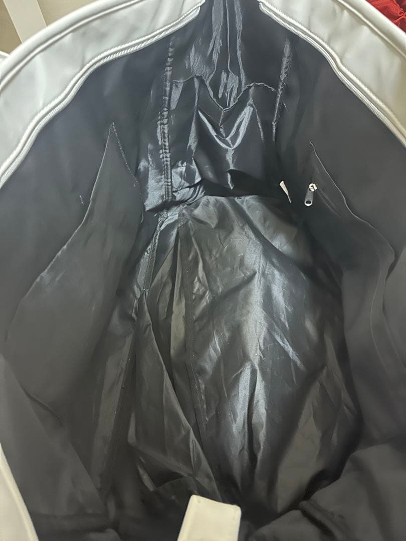 DESCENTE ホワイト ボストンバッグ