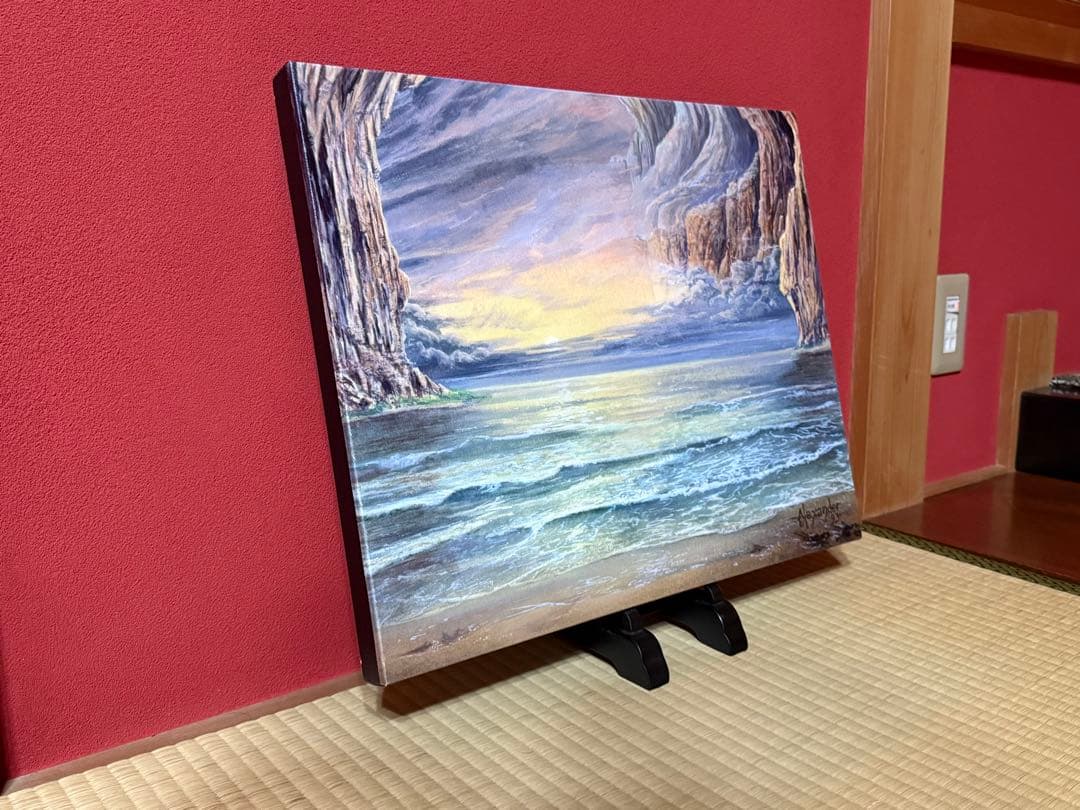 MTG underground sea アートキャンパス　超希少品デュアルランド
