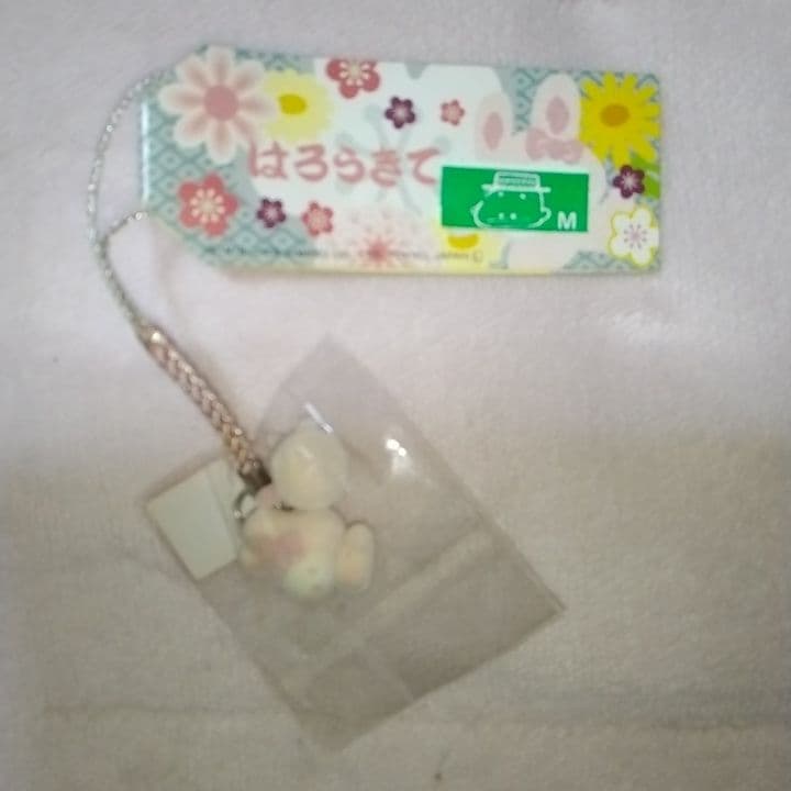 キティ 根付け 和柄うさぎフロッキー ピンクウサギ