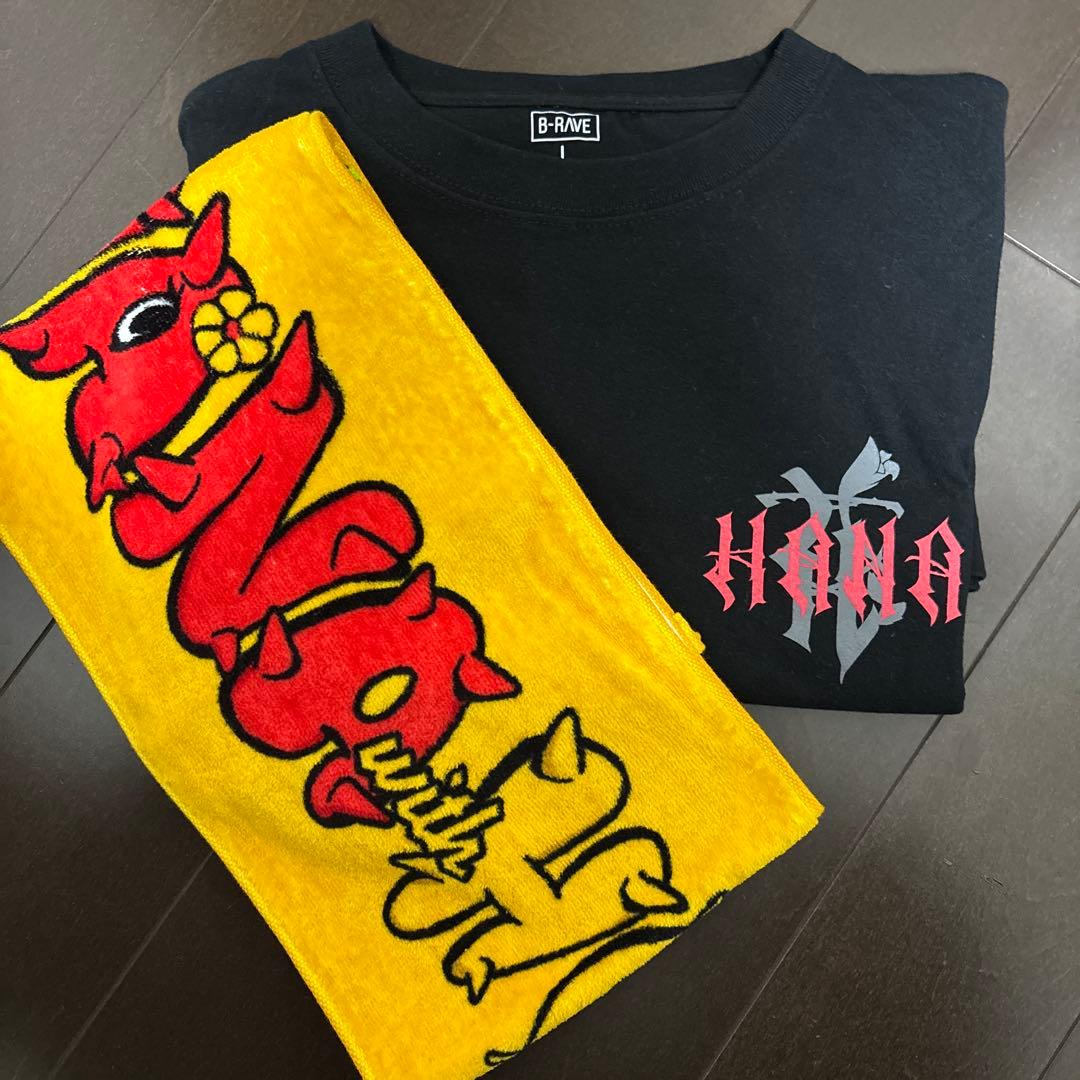 HANA Tシャツ（L）&Honeysタオル