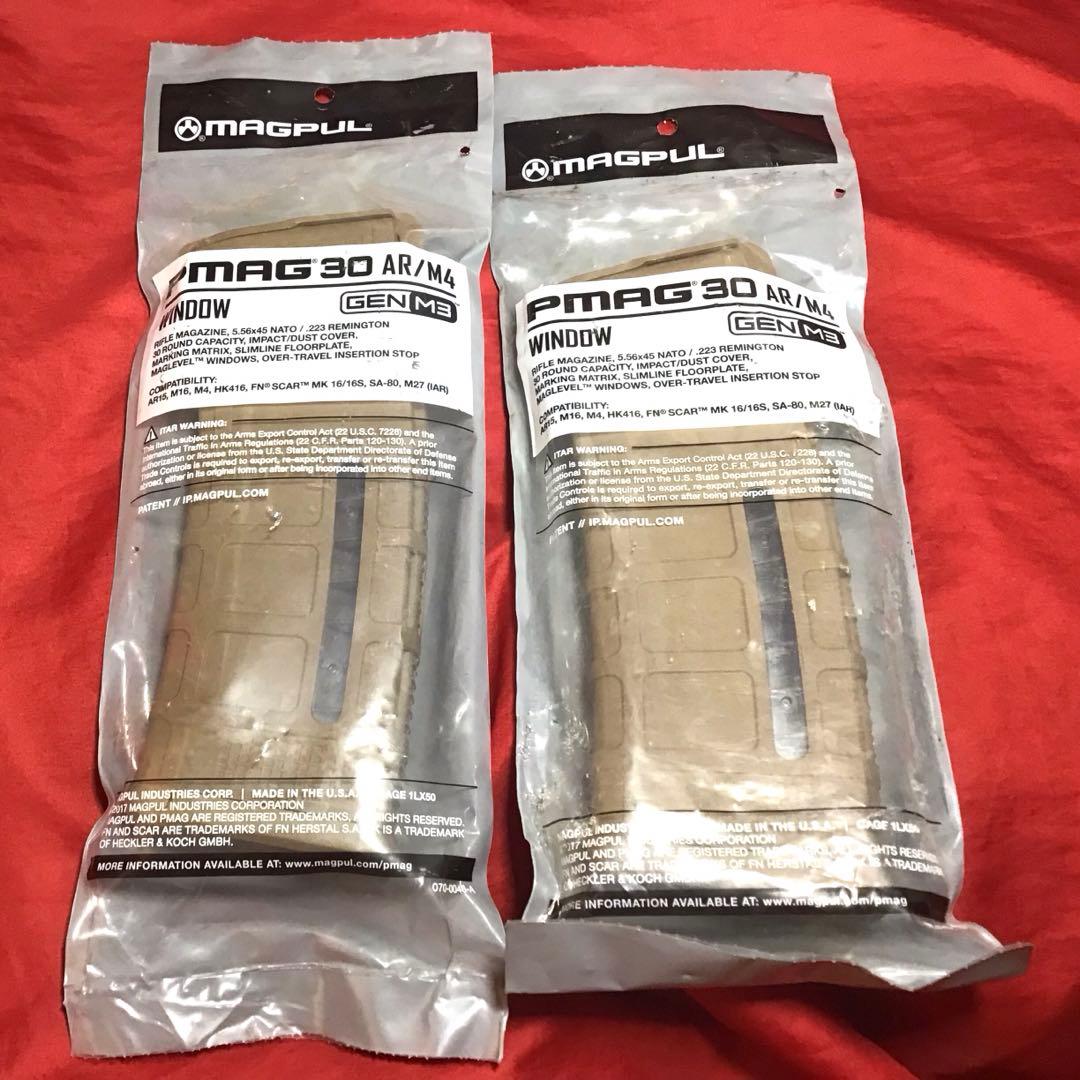 マグプル製　実物Pmag30 AR/M4Gen3FEDマガジン2本セット　新品
