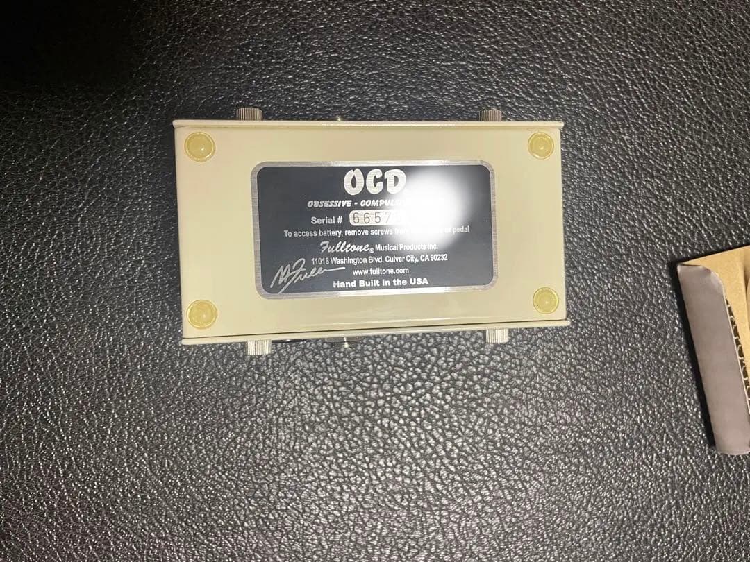 fulltone ocd 1.4 オリジナル　ギター　エフェクター